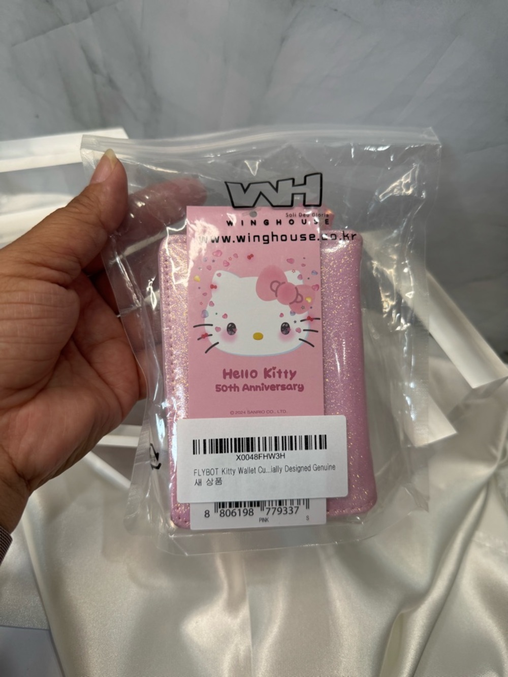NWT Hello Kitty 50th Anniversary Limited Edition Wallet Winghouse - from Korea